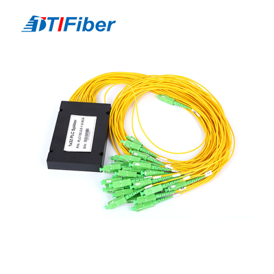Ftth 1x4 1x8 1x16 1x32 1x64 অপটিক ফাইবার Plc স্প্লিটার 1260 থেকে 1650nm