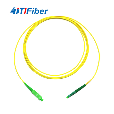 সিমপ্লেক্স G652D G657A ফাইবার অপটিক প্যাচ কর্ড SC APC থেকে LC APC 2mm 3mm PVC LSZH