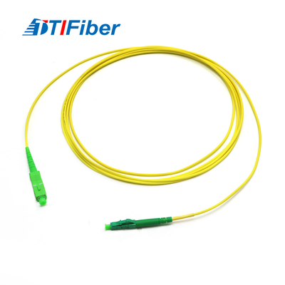 সিমপ্লেক্স G652D G657A ফাইবার অপটিক প্যাচ কর্ড SC APC থেকে LC APC 2mm 3mm PVC LSZH
