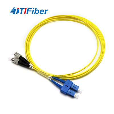 TTIFiber FC-SC SM DX ফাইবার অপটিক প্যাচ কর্ড 1m 2m 4m 5m