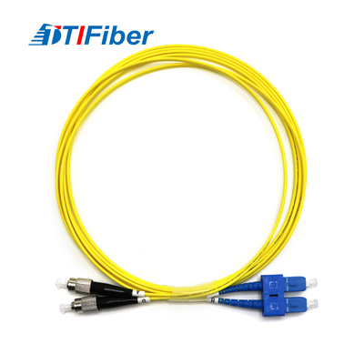 TTIFiber FC-SC SM DX ফাইবার অপটিক প্যাচ কর্ড 1m 2m 4m 5m