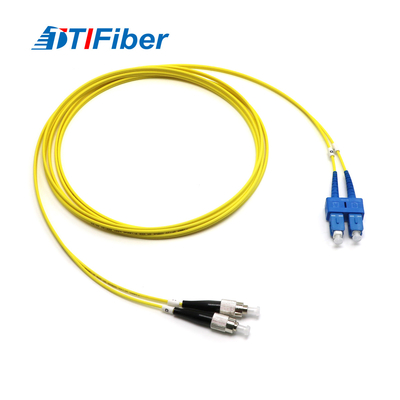 TTIFiber FC-SC SM DX ফাইবার অপটিক প্যাচ কর্ড 1m 2m 4m 5m