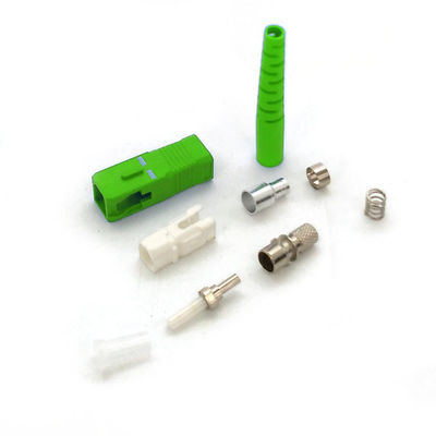 1.25/2.5mm SM/MM Ceramic Ferrule for LC/SC Fiber Connector Fiber Optic Equipment With Flange